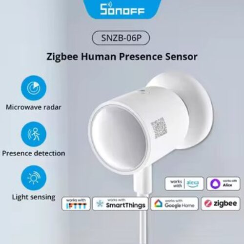 مستشعر وجود الإنسان SONOFF-Zigbee ، رادار ميكروويف ، مشهد ذكي ، zbridge-P ، eWeLink ، Alice ، Alexa ، Google ، 1-10