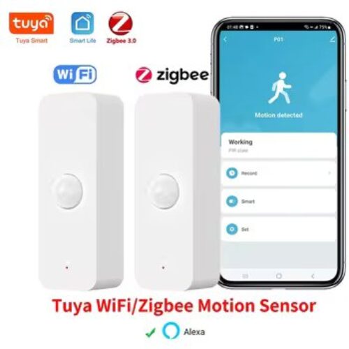 جهاز استشعار الحركة Tuya-Zigbee PIR ، المنزل الذكي ، كاشف الأشعة تحت الحمراء لجسم الإنسان ، الحياة الذكية الأمنية ، يعمل مع اليكسا وجوجل المنزل